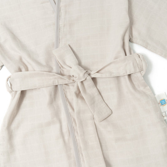 Müslin Çocuk Kimono - Cotton Grey