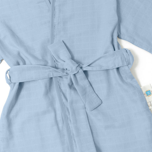 Müslin Çocuk Kimono - Endless Blue