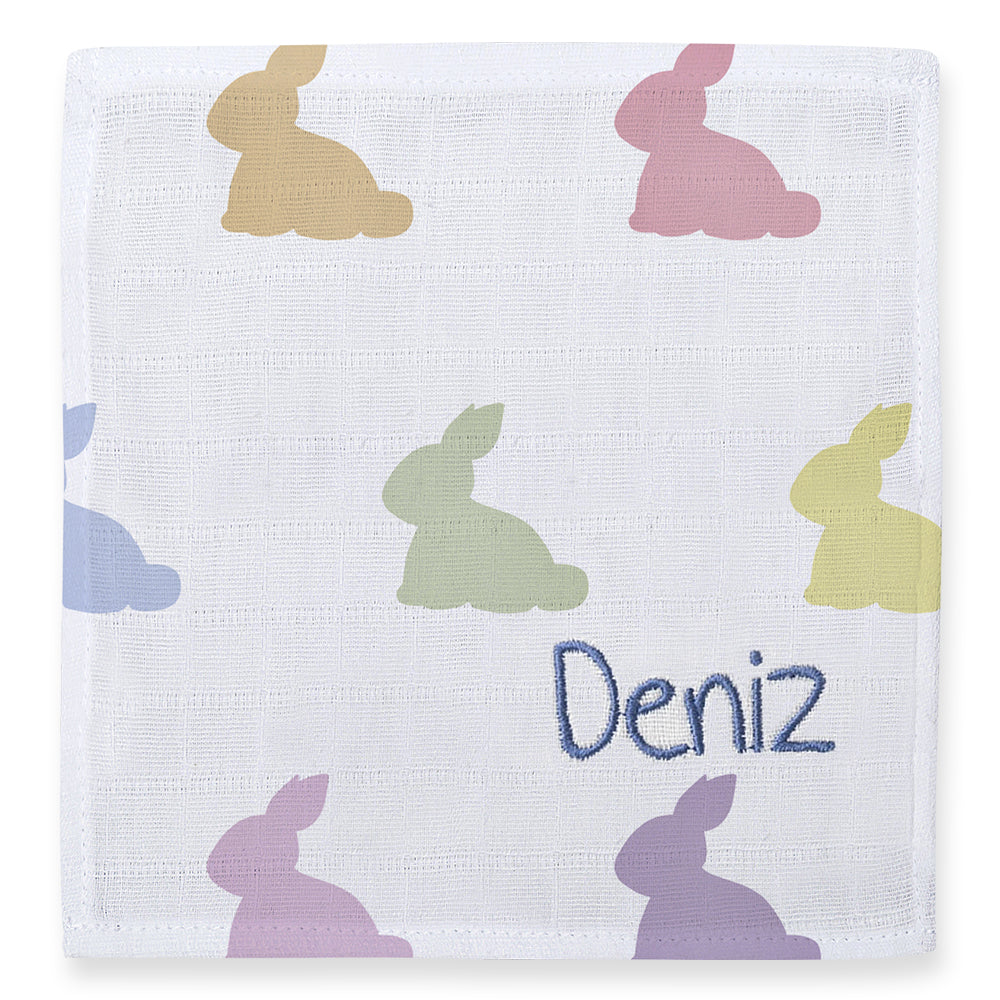 Müslin Bebek Ağız Bezi Paketi – Rainbow Lapin & Endless Blue 10`lu